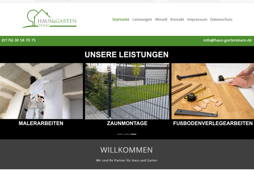 webseite unternehmen